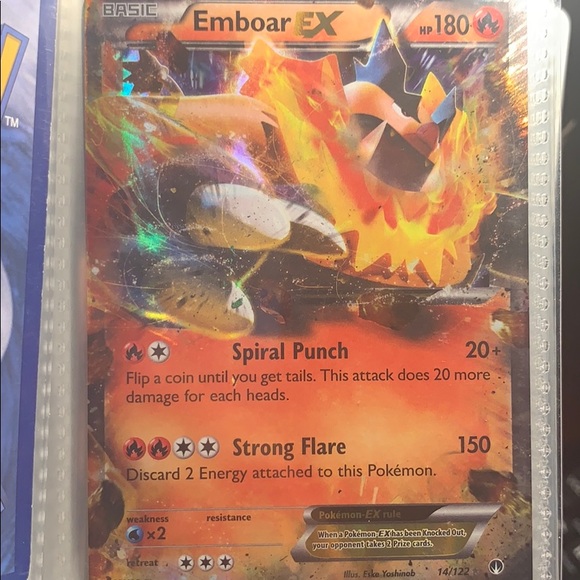 Pokemon | Other | Emboar Ex Pokmon Card | Poshmark
